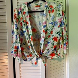 Kimono tie top